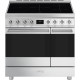Smeg C92IPX2 inductie fornuis - roestvrijstaal - dubbele oven