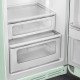 Smeg FAB30RPG5 rechtsdraaiende retro koelkast - water groen