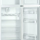 Afbeelding van het interieur van de Smeg FAB30RR1. Praktisch is de flessenhouder, de grote groentenlade en het vriesvakje boven