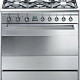 Smeg SNL81MFX5 fornuis roestvrijstaal