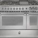 Steel A12FF-4BM Ascot gas fornuis - 120 cm breed