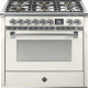 Steel AQ9S-6W Ascot gasfornuis - combi-stoomoven - 6 branders