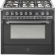 Steel AQ9S-6W Ascot gasfornuis - combi-stoomoven - 6 branders