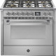 Steel AQ9S-6W Ascot gasfornuis - combi-stoomoven - 6 branders