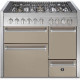Steel GQ10SFF-D-4M fornuis met combi-stoomoven - Genesi - 100 cm. breed
