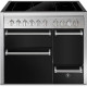 Steel GQ10SFF-D-5FI fornuis met combi-stoomoven - Genesi - 100 cm. breed