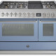 Steel GQ12SF-4BM rvs fornuis met combi-stoomoven - 120 cm breed