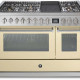 Steel GQ12SF-4BM rvs fornuis met combi-stoomoven - 120 cm breed