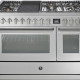 Steel GQ12SF-6T fornuis met combi-stoomoven - 120 cm breed