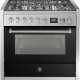 Steel GQ9S-6W fornuis met combi stoomoven