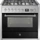 Steel GQ9S-6W fornuis met combi stoomoven