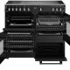 Multifunctionele oven van Belling Richmond 100 EI DX RTY zwart met 13 functies