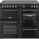 Belling Richmond 100 EI DX RTY fornuis met 4 ovens en AirFry functie in zwart