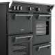 Design fornuis antraciet met touchbediening en telescopische ovengeleiders - Stoves Richmond 100 EI