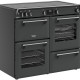 Vrijstaand inductie fornuis Stoves Richmond 100 EI TCH ANT in antraciet - 100 cm breed