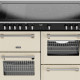 Creme kleurig Stoves Richmond 110 Ei DX RTY elektrisch fornuis met 5 inductiezones