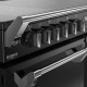 5-pits inductiekookplaat met bridgefunctie en draaiknop Stoves Richmond zwart