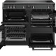 Belling zwart fornuis 110EI BLK – stijlvol retro design met 4 ovens en LED timer