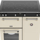 Stoves Richmond 90 Ei TCH creme inductie fornuis met 5-pits kookplaat en digitale timer