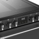 Antracietkleurig Stoves fornuis met touchscreen timer en PowerBoost inductie