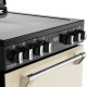 Detail van de 4 krachtige inductiezones met boostfunctie op Stoves fornuis