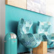 Wesco Pushboy, Turkoois 8012563 afvalbak - 