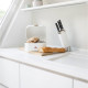 Wesco Single Grandy, Mat-wit 8012211 voorraadbak - 