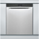 Whirlpool WUC 3C33 FX onderbouw vaatwasser - roestvrijstaal