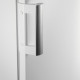 De deurgreep van de Aeg S91440TSW0 heeft een fraai afgewerkt zilver metallic detail