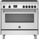 Bertazzoni MPL95I1EXC inductie fornuis 90 cm breed in rvs uitvoering