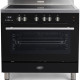Boretti MFBI901ZW inductie fornuis zwart - Milano