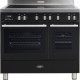 Boretti MFBI902ZW inductie fornuis met dubbele oven - zwart - Milano