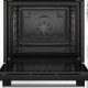 Bosch HBA514BS3 inbouw oven met 3D hetelucht - roestvrijstaal