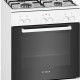 Bosch HXA050D20N gas fornuis - wit - 60 cm breed