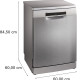 Bosch SMS6ZCI11F vrijstaande vaatwasser - geborsteld rvs met anti-fingerprint