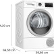 Bosch WTU87675NL warmtepomp droger - wit