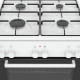 Bosch HXA050D20N gas fornuis - wit - 60 cm breed