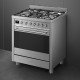 Smeg C7GMXNLK9 fornuis roestvrijstaal - 70 cm. breed