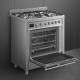Smeg C7GMXNLK9 fornuis roestvrijstaal - 70 cm. breed