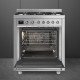 Smeg C7GMXNLK9 fornuis roestvrijstaal - 70 cm. breed
