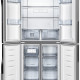 Etna MKV581RVS rvs side-by-side koelkast - 4-deurs