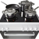 Etna FIV560WIT inductie fornuis - wit - 2-fasen aansluliting