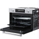 Etna CM450RVS inbouw oven met magnetron - nis 45 cm. - roestvrijstaal
