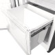 Frilec BREMEN295-HF-H040DDI vrieskast - blacksteel - nofrost