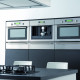 De PELGRIM inbouw koffiemachine IKM540RVS gecombineerd met bijpassende combi magnetron en oven