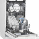 Het interieur van de Inventum VVW4523AW vaatwasser