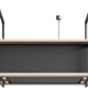 Novy 15001 eiland afzuigkap - Pureline Frame 90 cm Zwart