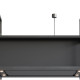 Novy 15001 eiland afzuigkap - Pureline Frame 90 cm Zwart
