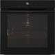 Pelgrim OP860 inbouw oven met AirFry en pryolyse - zwart