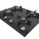Fraai is het strakke design van de Pelgrim GK864ONYA welke uitgevoerd is met gietijzeren pandragers